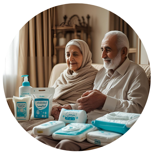 صورة حفاضات ومستلزمات العناية اليومية لكبار السن فوق 50 عامًا