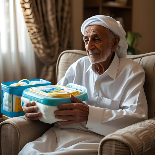 طقم حفاضات للكبار يحتوي على 20 حفاضة عالية الامتصاص – رعاية للمسنين وذوي الاحتياجات الخاصة 